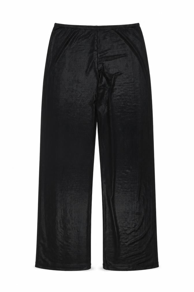Vladim Womens Black Polyester Trousers Size 14 L32 in Regular