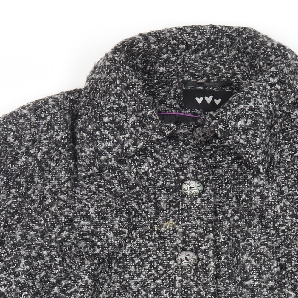 Per Una Womens Grey Jacket Blazer Size 18 Button