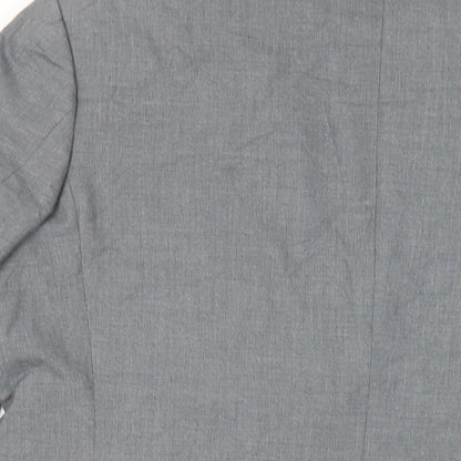 Occasions Mens Grey Polyester Jacket Suit Jacket Size 44 Regular