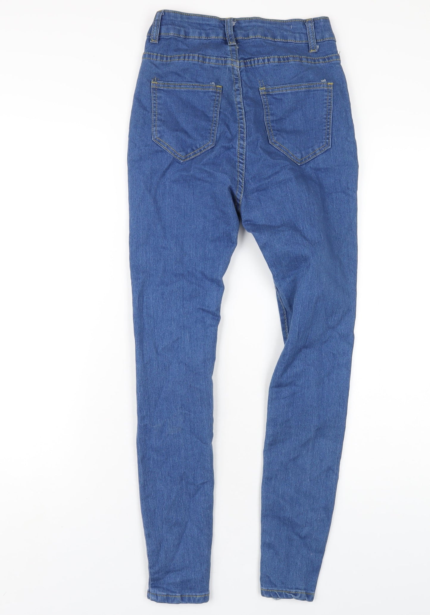 Denim Wise Womens Blue Cotton Skinny Jeans Size 8 L29 in Regular Zip