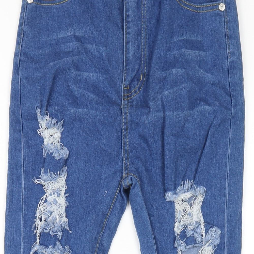 Denim Wise Womens Blue Cotton Skinny Jeans Size 8 L29 in Regular Zip