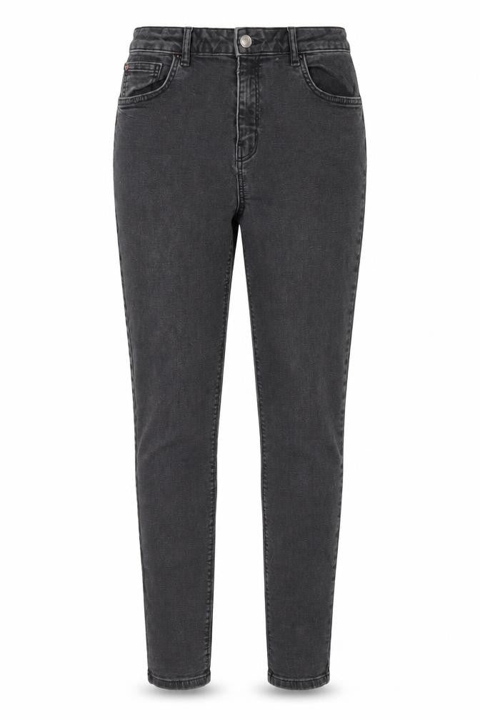 Denim & Co. Womens Grey Cotton Skinny Jeans Size 14 L29 in Regular Zip