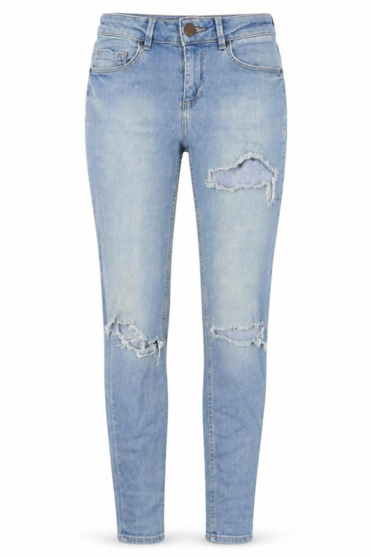 ASOS Womens Blue Cotton Skinny Jeans Size 28 in L32 in Regular Zip