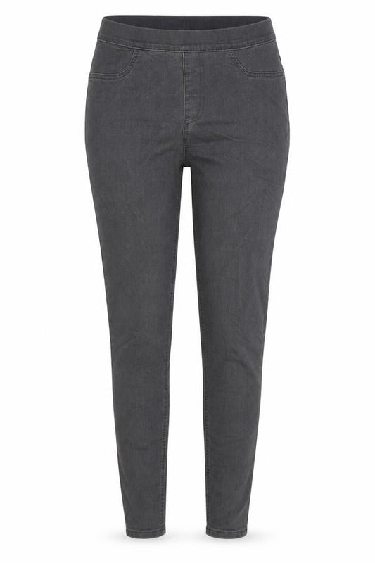 Marks & Spencer Womens Grey Cotton Jegging Jeans Size 10 L28 in Regular
