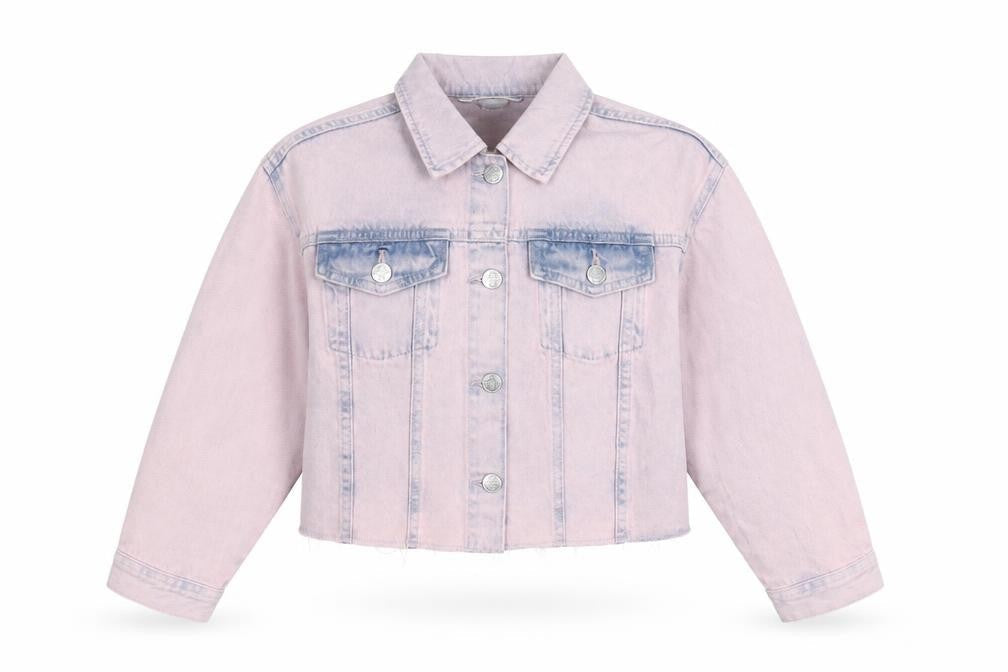 Marks & Spencer Girls Pink Jacket Size 10-11 Years Button