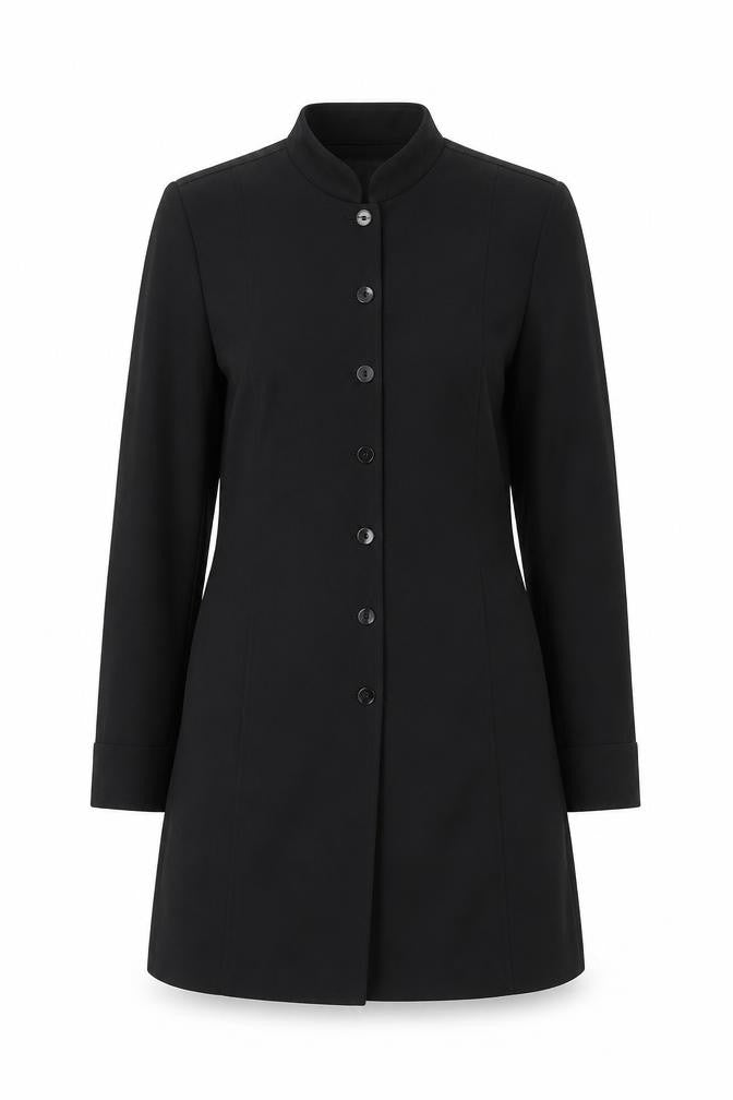 J. Taylor Womens Black Jacket Size M Button - Shoulder Pads