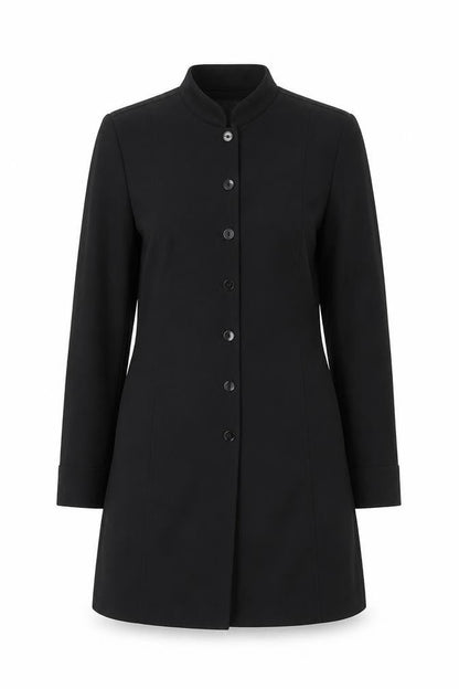 J. Taylor Womens Black Jacket Size M Button - Shoulder Pads