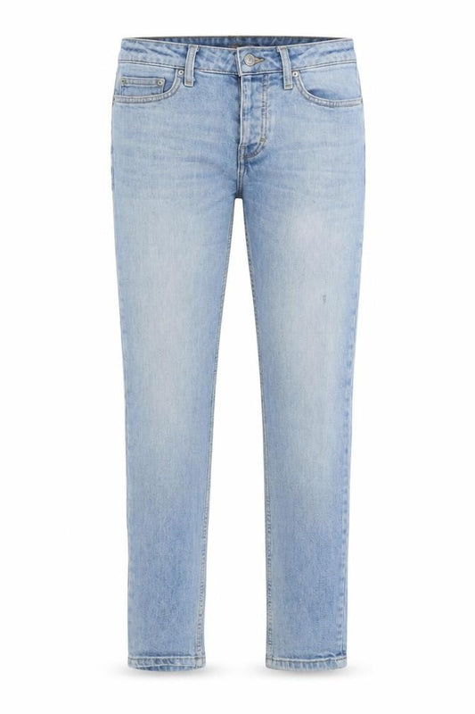 Topman Mens Blue Cotton Skinny Jeans Size 28 in L30 in Regular Zip - Short Leg