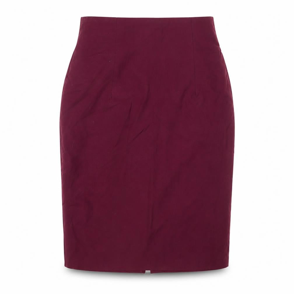 Freeman Womens Purple Polyester A-Line Skirt Size 14 Zip