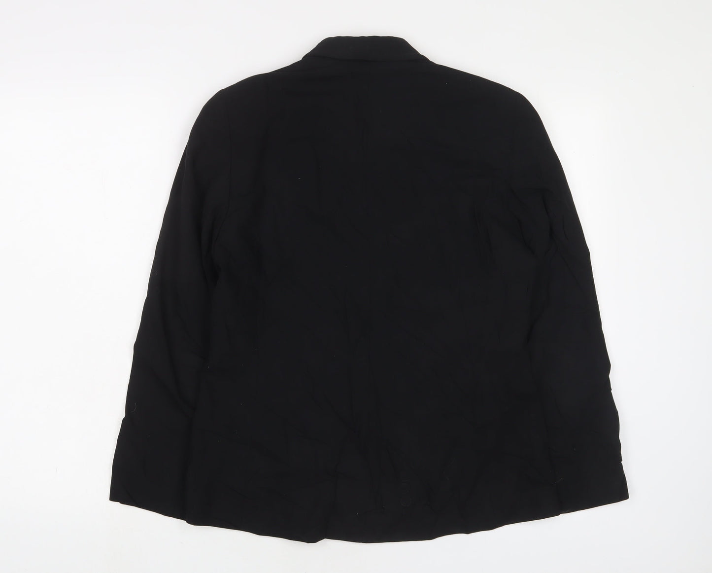 Marks and Spencer Womens Black Jacket Size 10 Zip