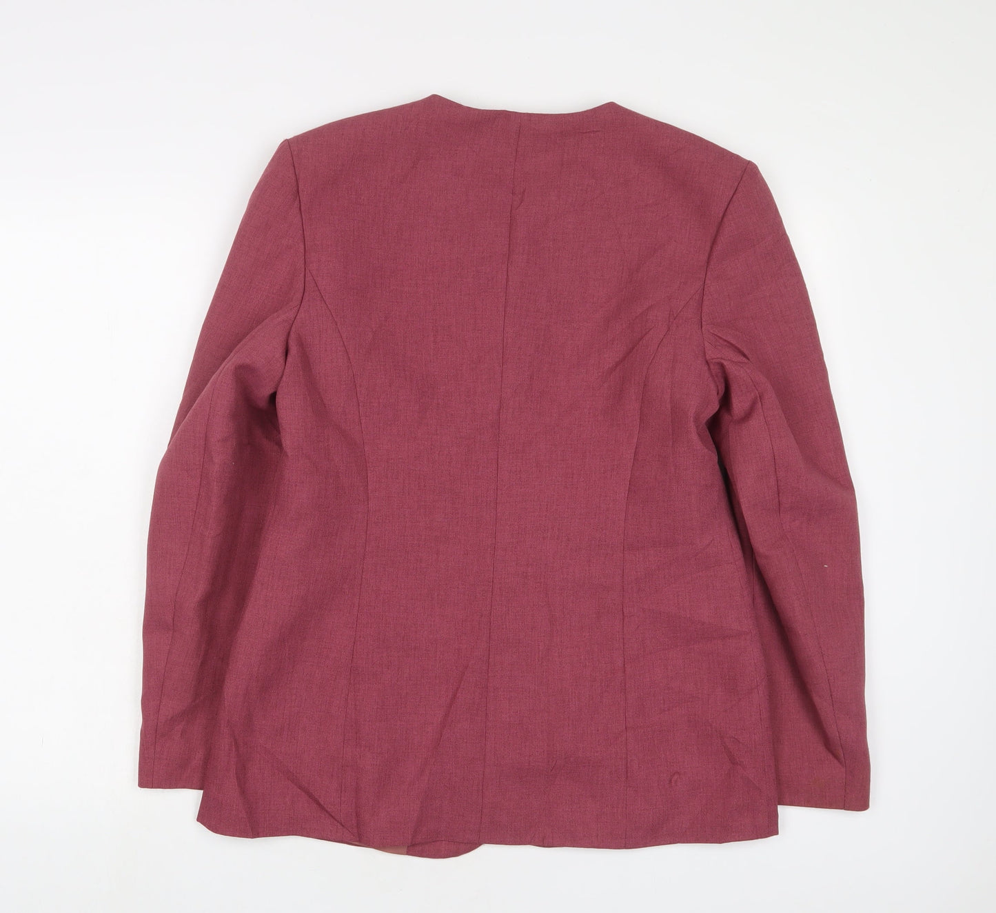 Debenhams Womens Pink Jacket Blazer Size 12 Button