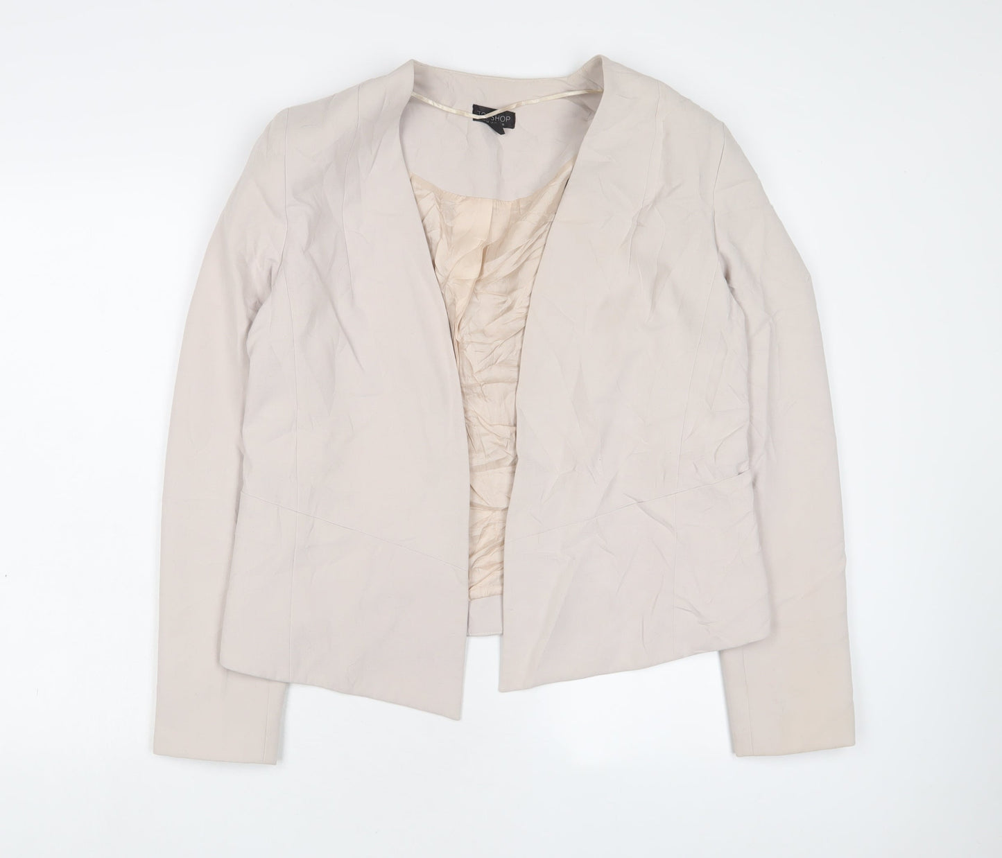 Topshop Womens Pink Jacket Blazer Size 16 - Open