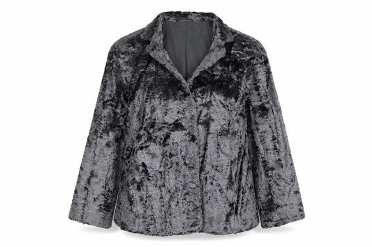 Next Womens Grey Jacket Size 14 Snap