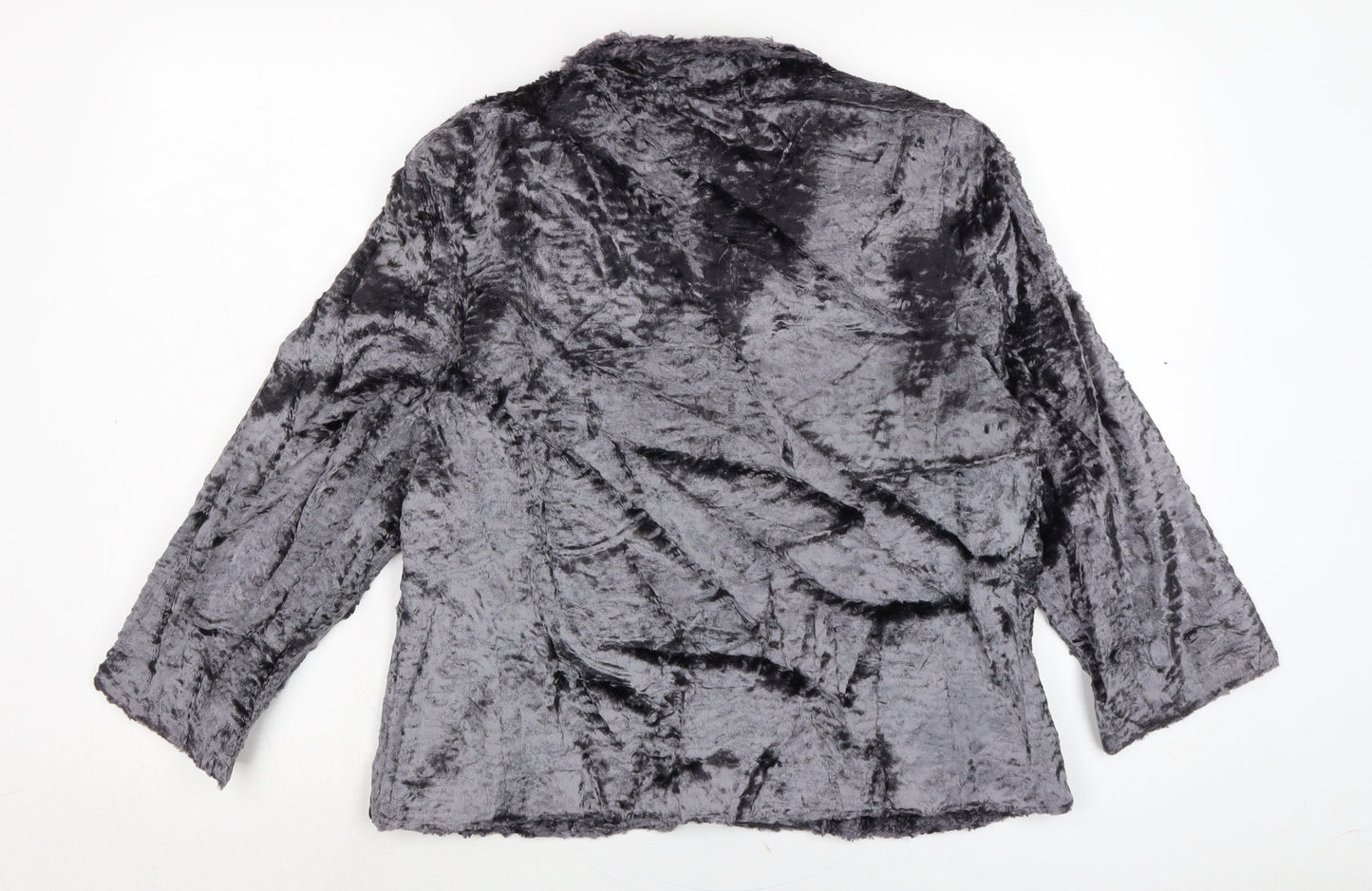 NEXT Womens Grey Jacket Size 14 Snap