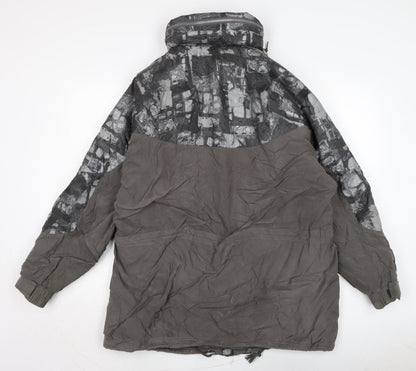 Trespass Womens Green Anorak Coat Size M Zip