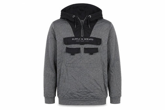 Supply & Demand Co. Boys Grey Polyester Pullover Sweatshirt Size 13-14 Years
