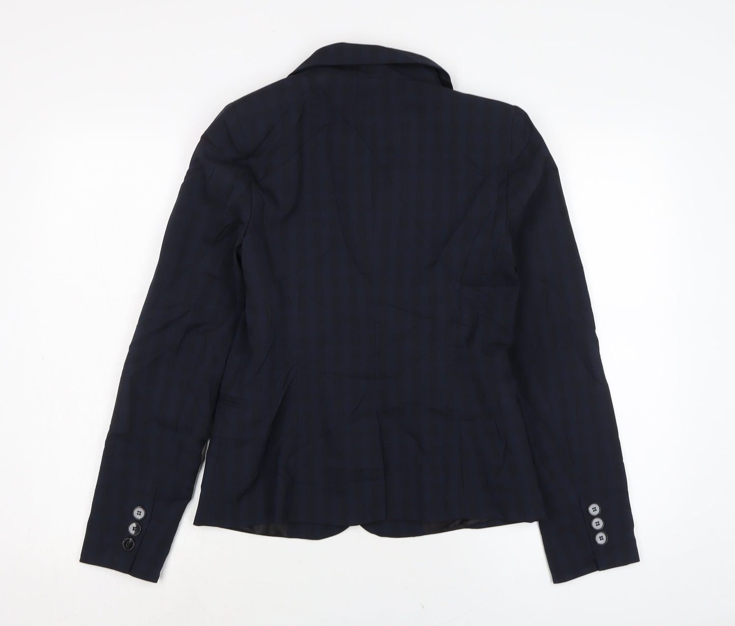 Dorothy Perkins Womens Blue Gilet Jacket Size 6 Button