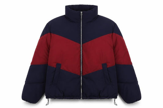 Divided Womens Blue Puffer Jacket Jacket Size XL Zip