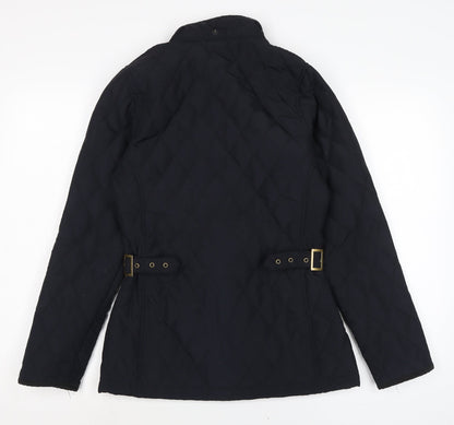 Trespass Womens Black Quilted Jacket Size S Zip