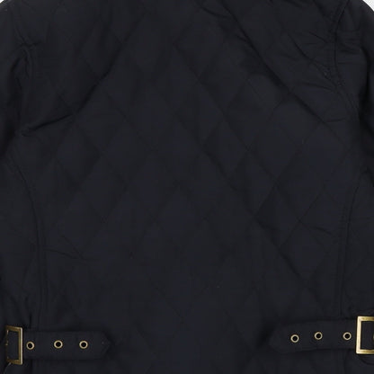 Trespass Womens Black Quilted Jacket Size S Zip