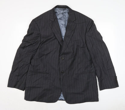 Marks & Spencer Mens Grey Wool Jacket Suit Jacket Size 36 Regular