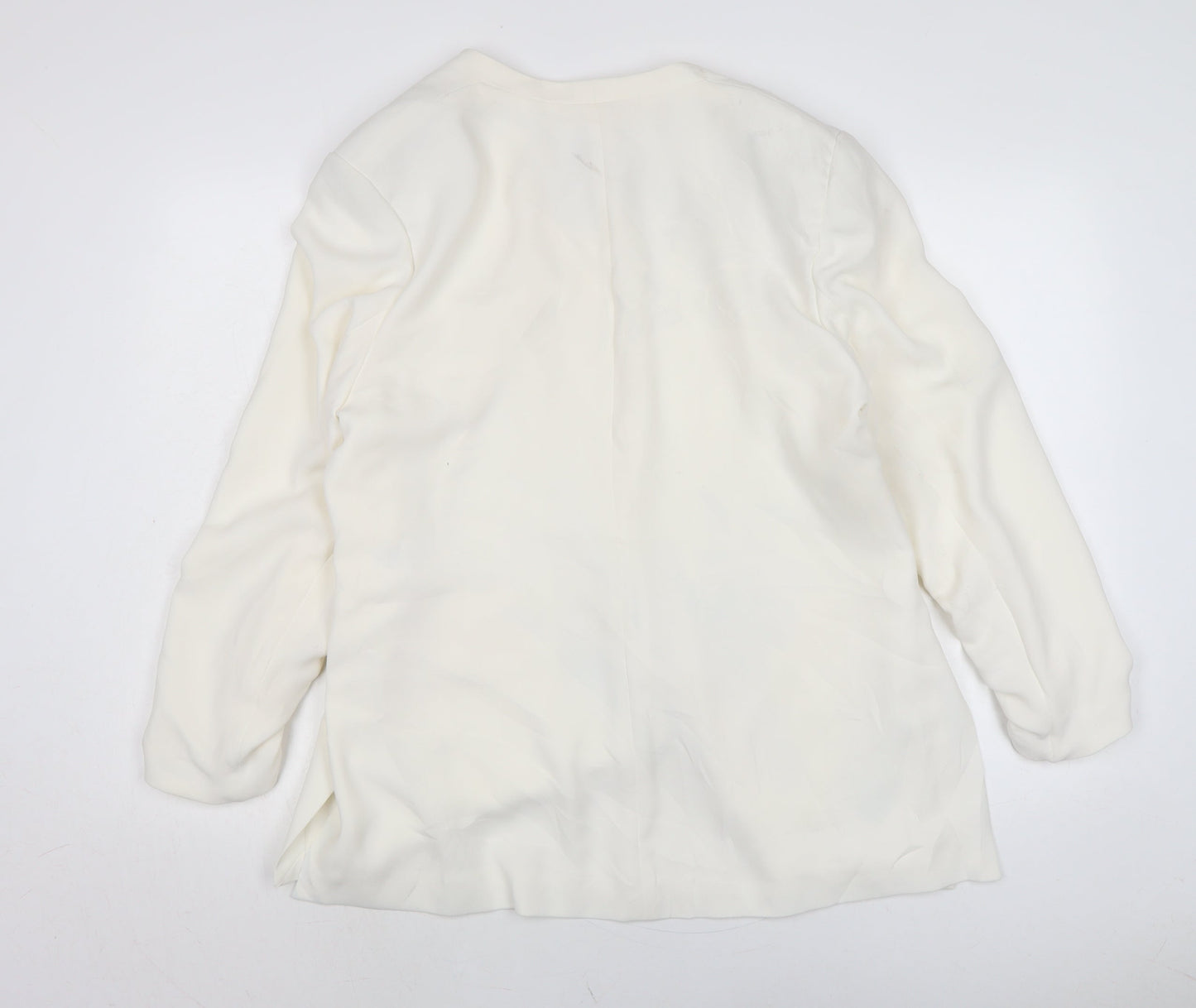 Soon Womens Ivory Jacket Size 20 Button