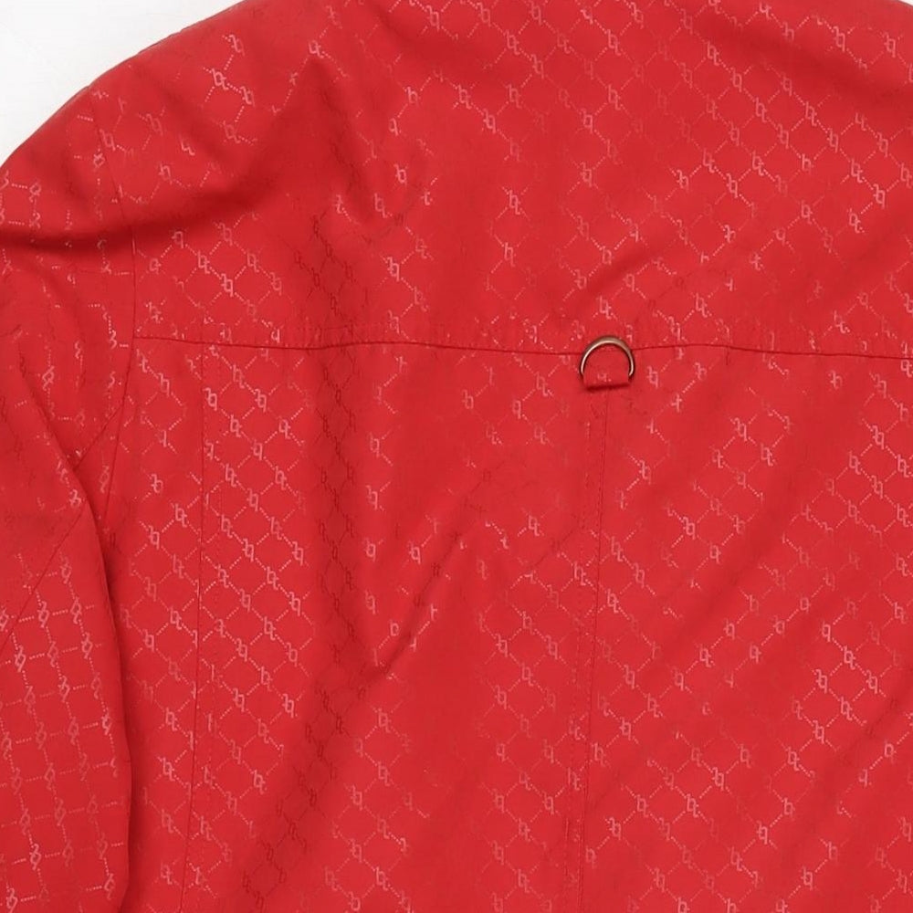 Concept Womens Red Overcoat Coat Size 20 Zip