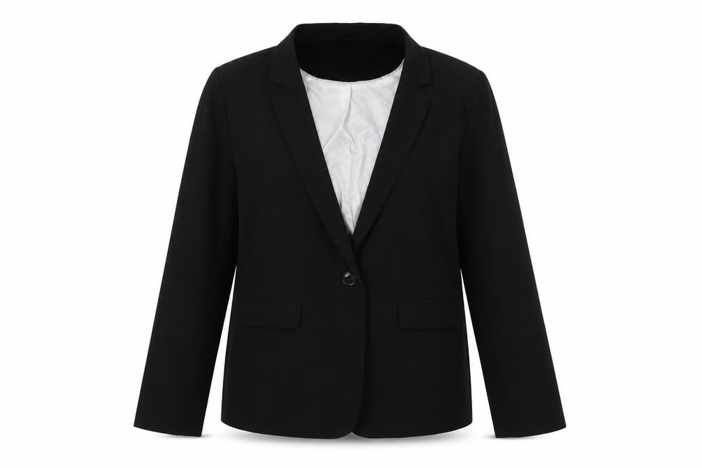 Dorothy Perkins Womens Black Jacket Size 12 Button