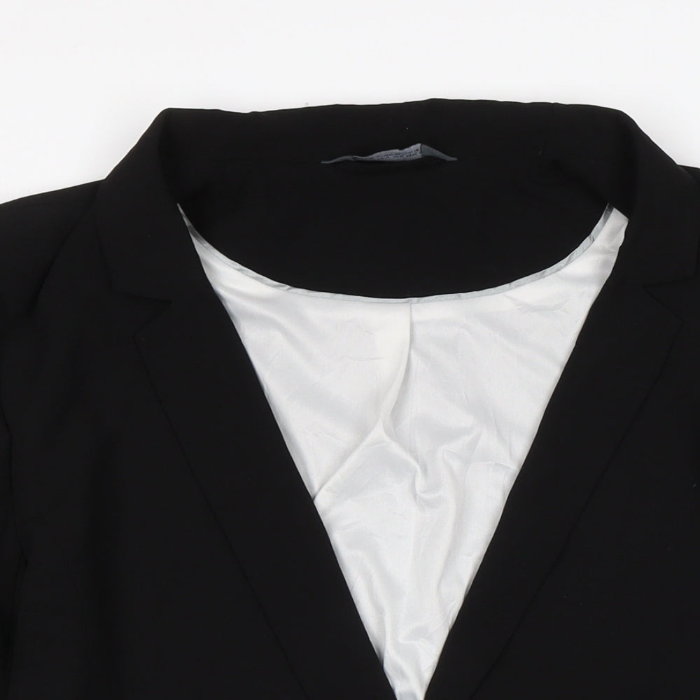 Dorothy Perkins Womens Black Jacket Size 12 Button