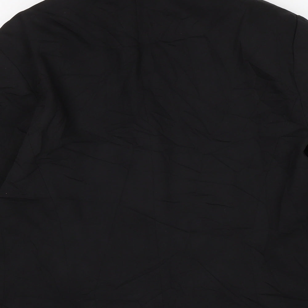 Select Womens Black Jacket Size 10 Button