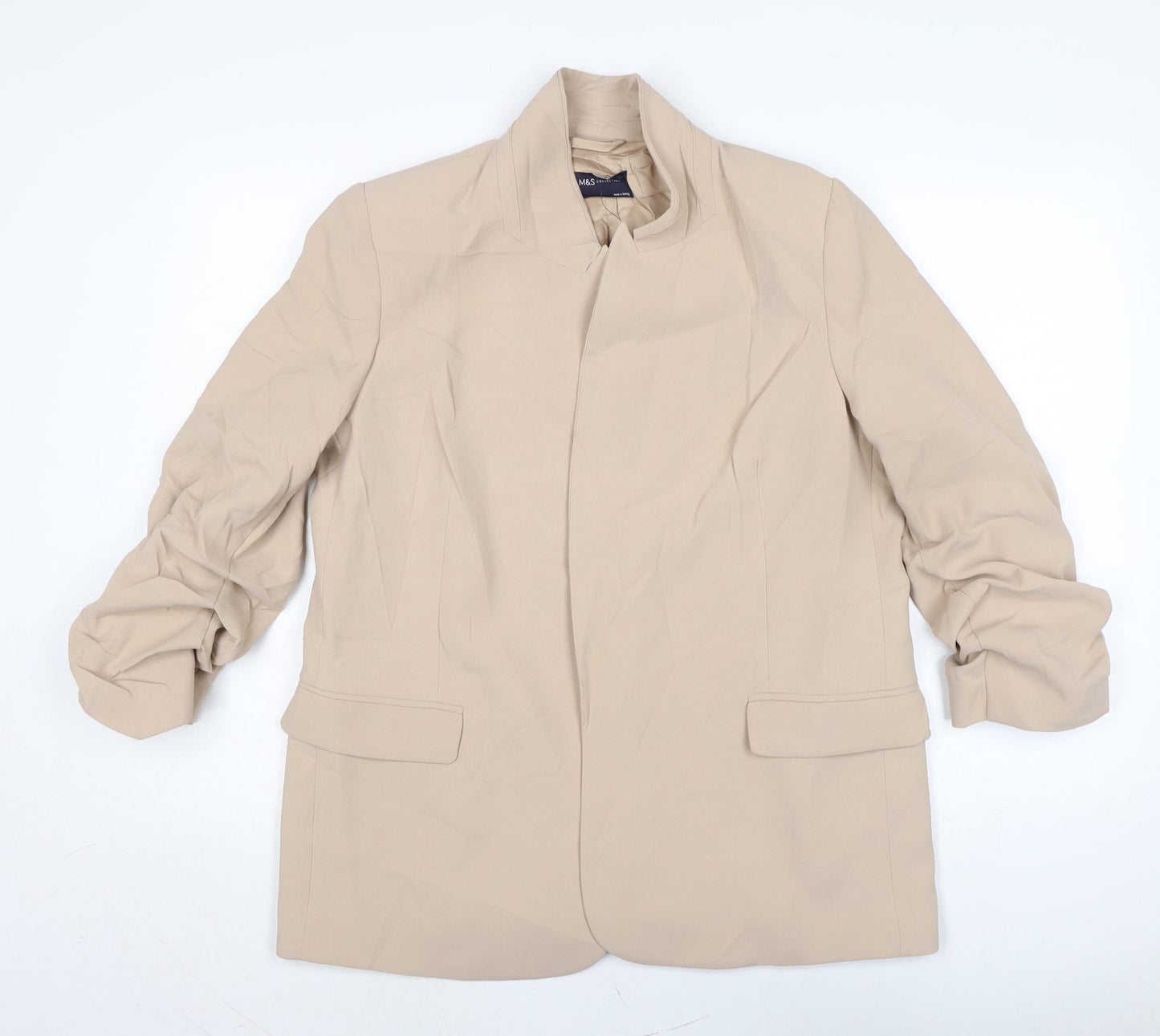 Marks and Spencer Womens Beige Jacket Size 14
