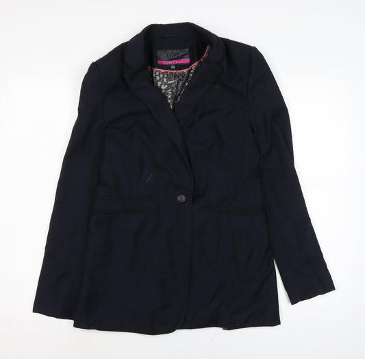 NEXT Womens Blue Jacket Size 12 Button