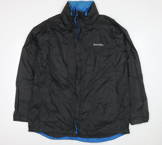 Stormlite Mens Black Jacket Size XL Zip - Technical