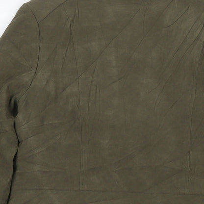 EWM Womens Green Jacket Size 10 Zip