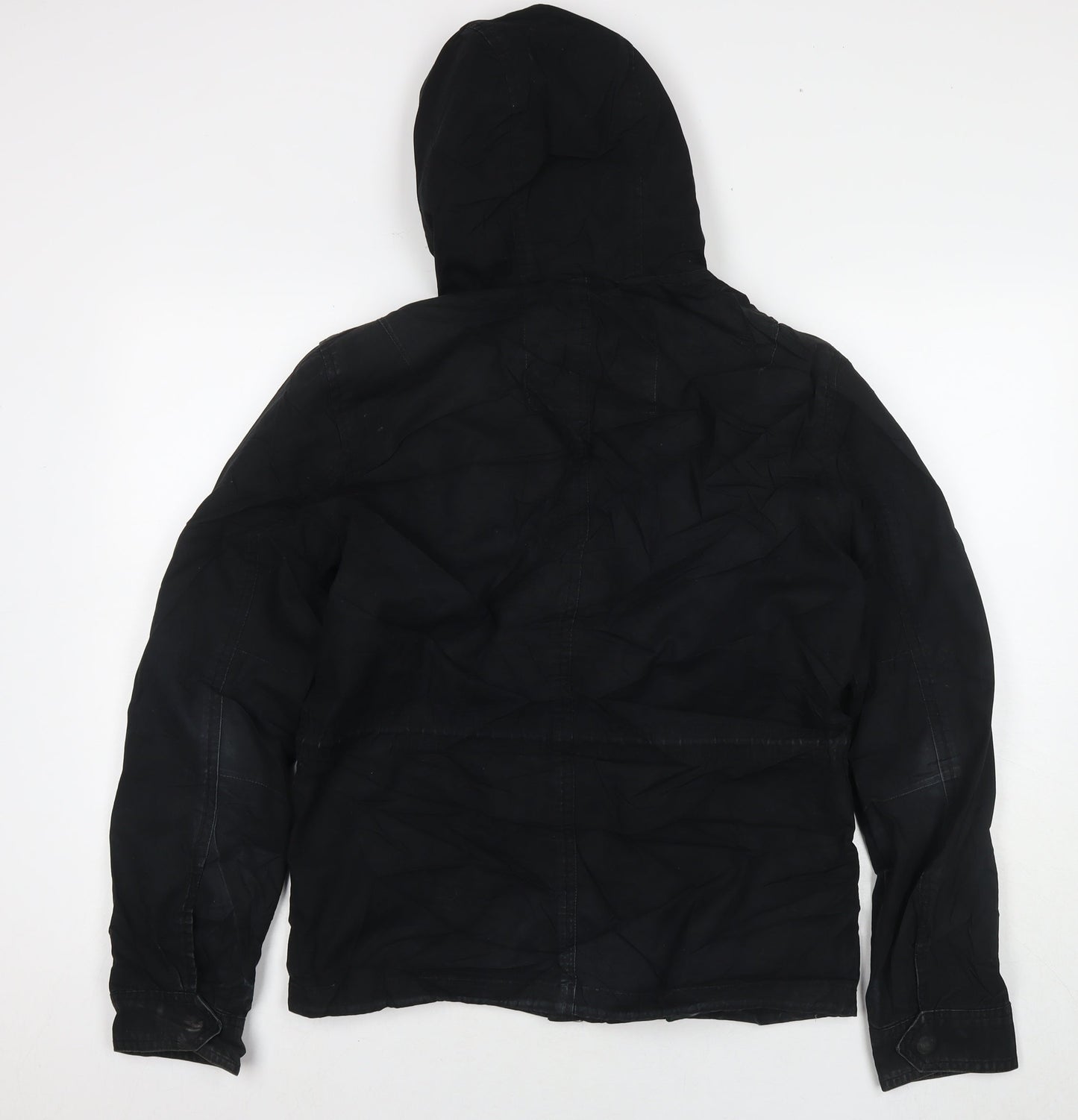 Burton Mens Black Parka Jacket Size S Zip