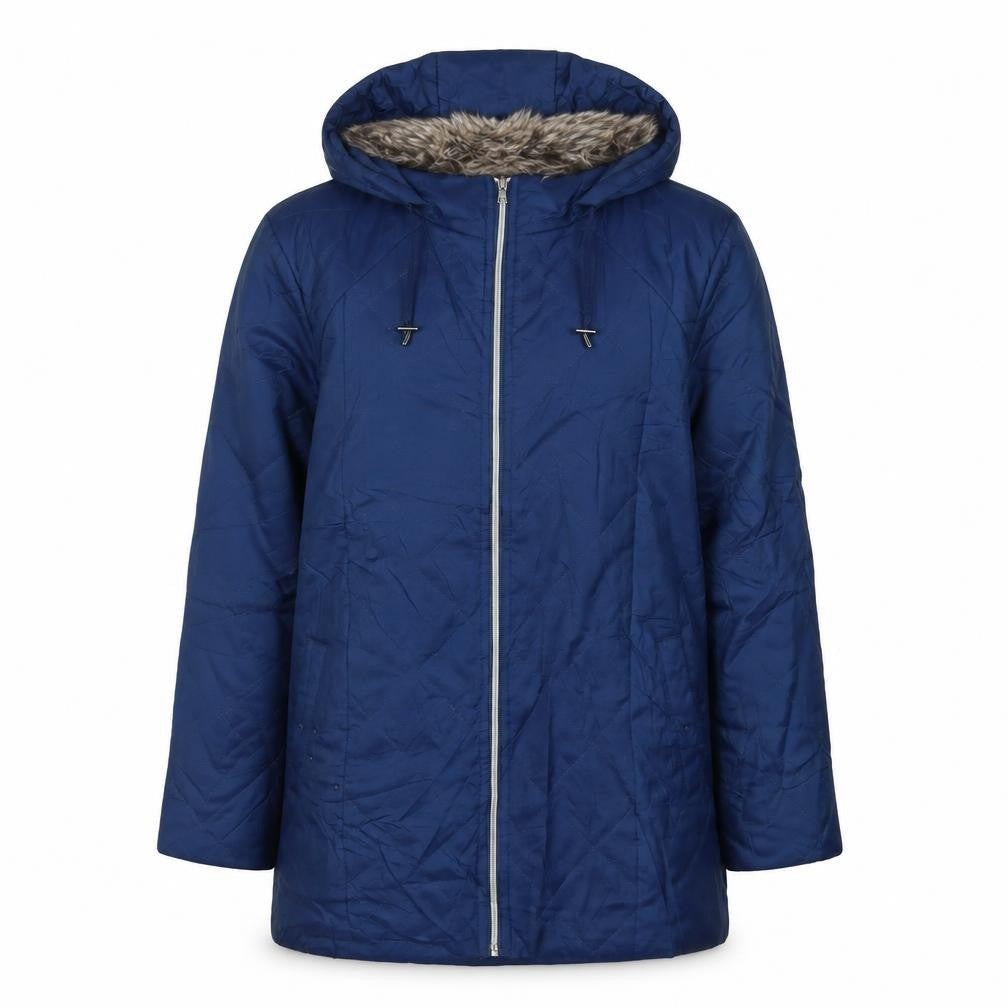 Anne de Lancey Womens Blue Jacket Size M Zip