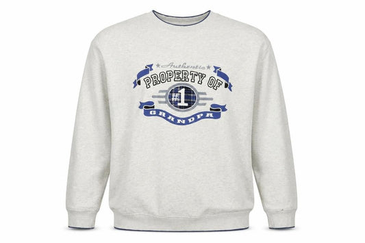Croft & Barrow Mens Grey Cotton Pullover Sweatshirt Size M - Logo