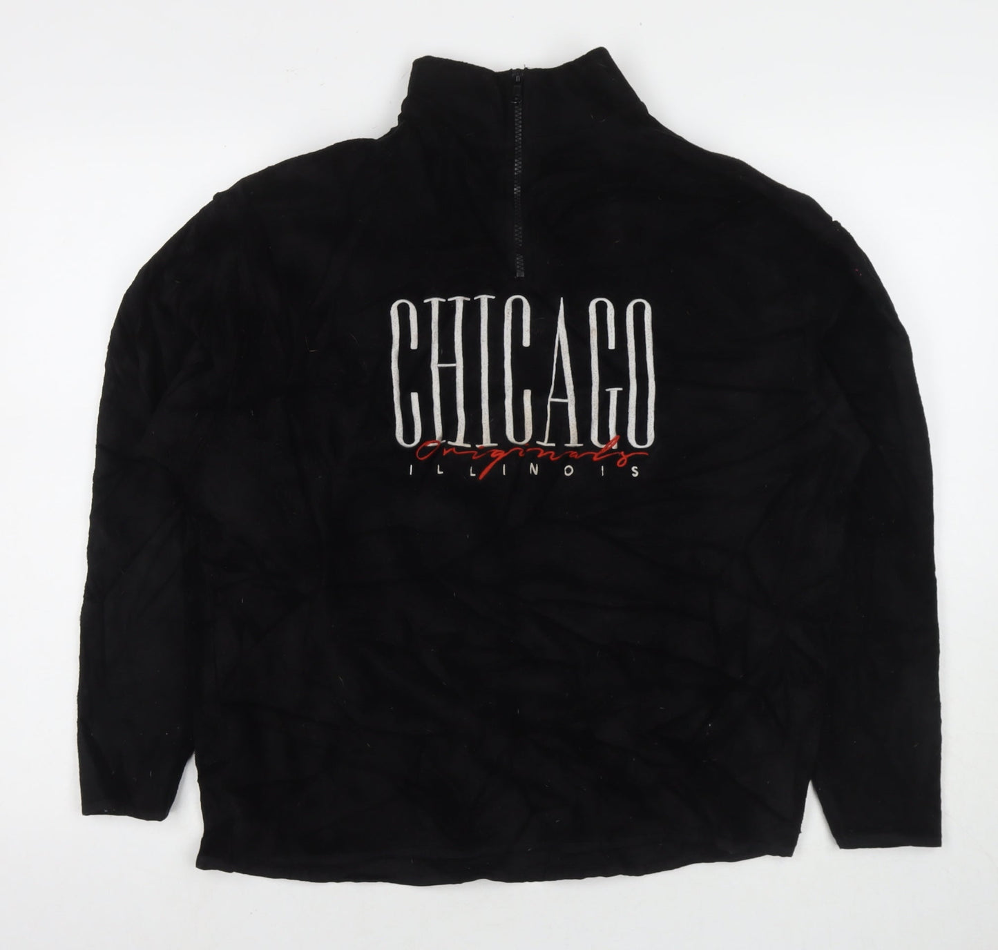 ASOS Womens Black Polyester Pullover Sweatshirt Size M Pullover - Chicago