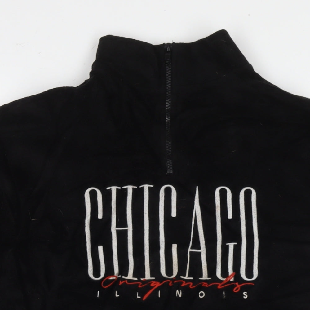 ASOS Womens Black Polyester Pullover Sweatshirt Size M Pullover - Chicago