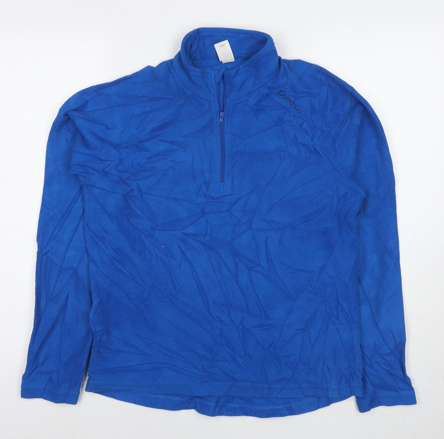 Quechua Mens Blue Polyester Pullover Sweatshirt Size M