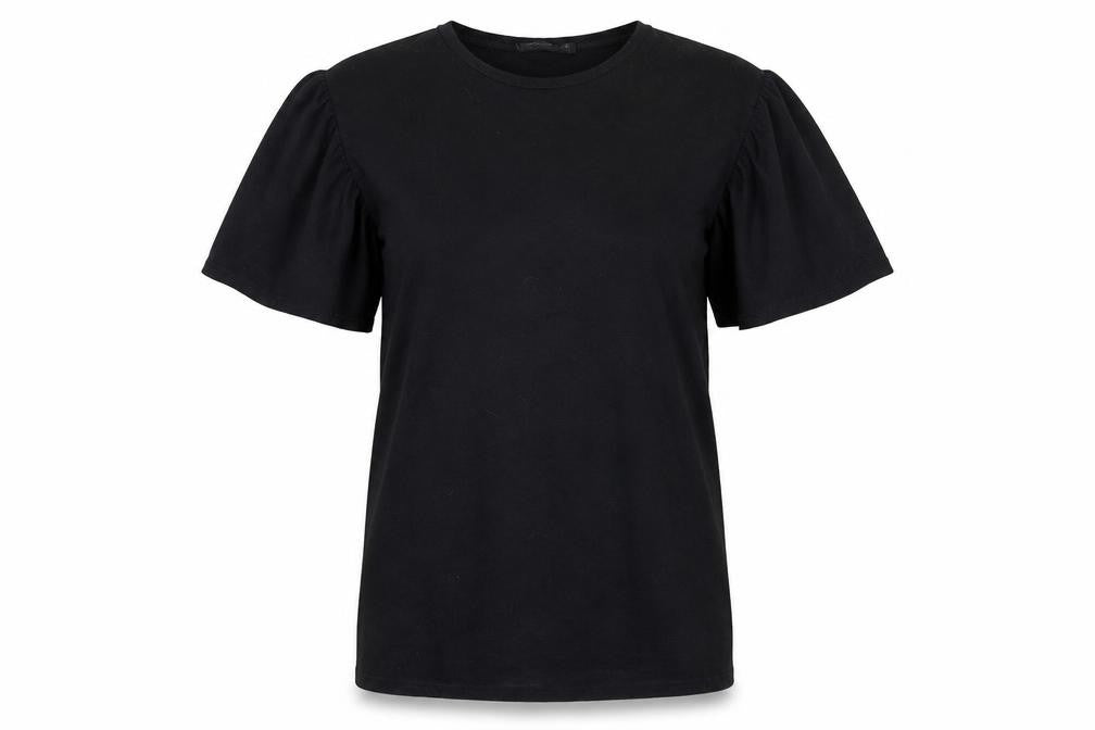 Glassons Womens Black Cotton Shift Size S Round Neck Pullover