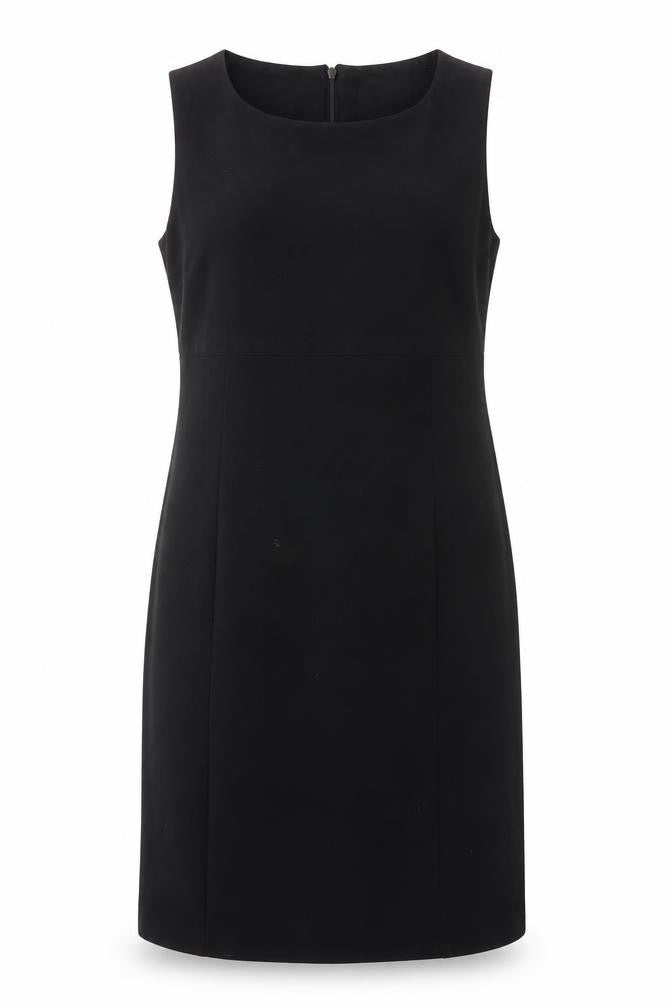 BHS Womens Black Polyester Shift Size 12 Roll Neck