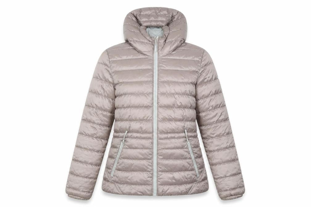 HFX Womens Brown Puffer Jacket Jacket Size XS