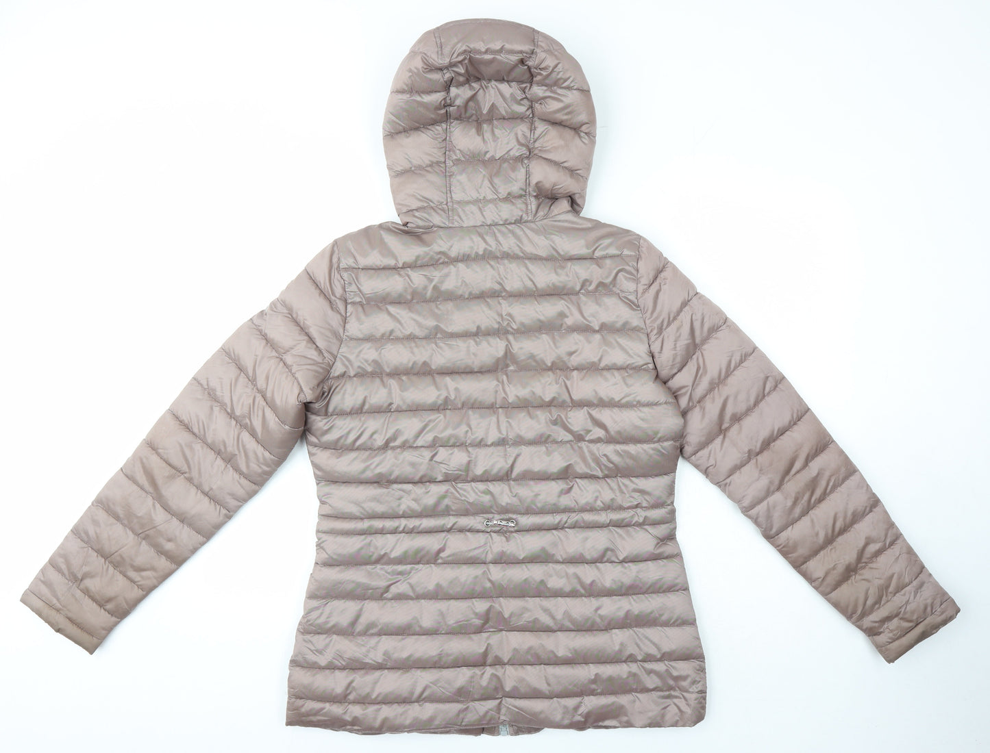 HFX Womens Brown Puffer Jacket Jacket Size XS