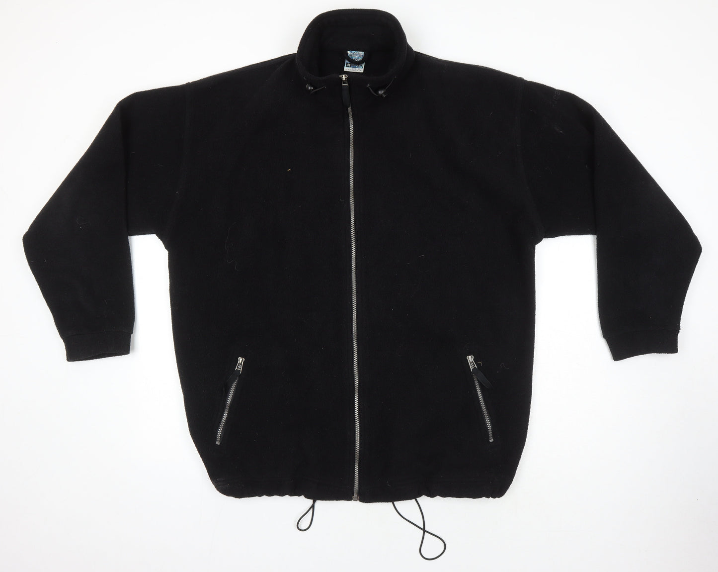 Ruganor Mens Black Herringbone Jacket Size M