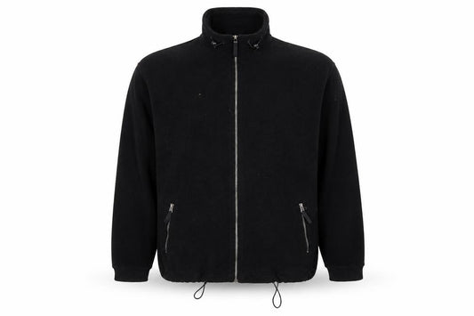 Ruganor Mens Black Herringbone Jacket Size M