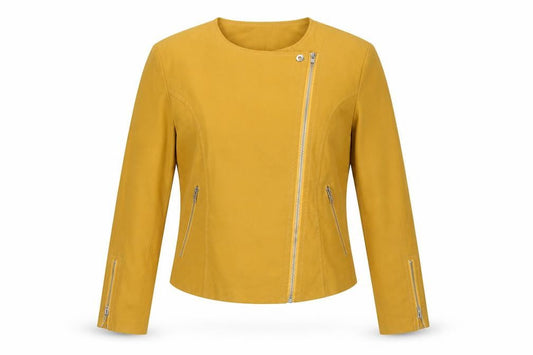 Boohoo Womens Yellow Jacket Size 8