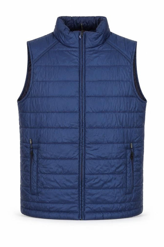 P.G.Field Mens Blue Gilet Waistcoat Size S