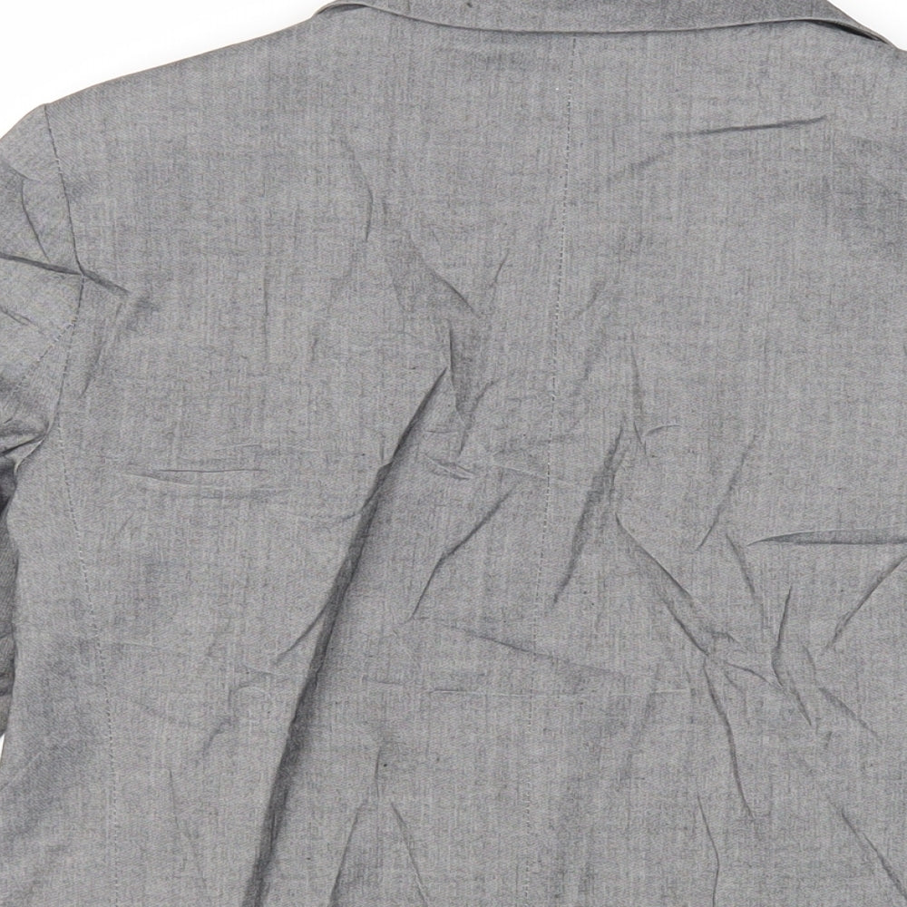 Topshop Womens Grey Jacket Blazer Size 8 - Open