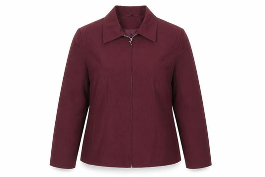 Berkertex Womens Purple Jacket Size 18 Zip